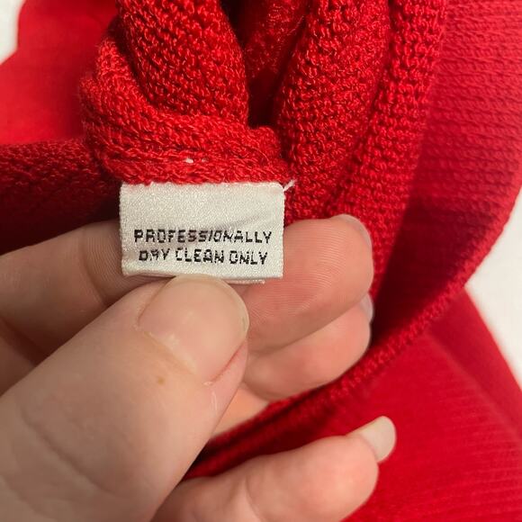 St. John Collection Santana Red Wide Leg Pants Size 6 - Picture 5 of 5